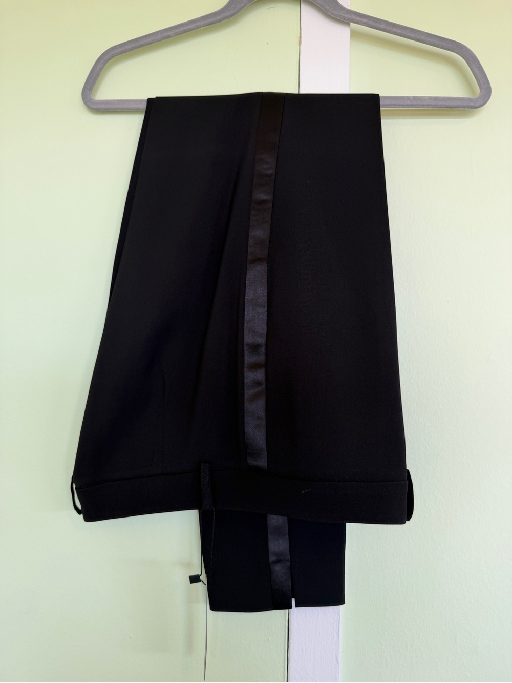 LBT Little Black Tux Women’s Tuxedo Cigarette Pants with Satin Side Stripe 10